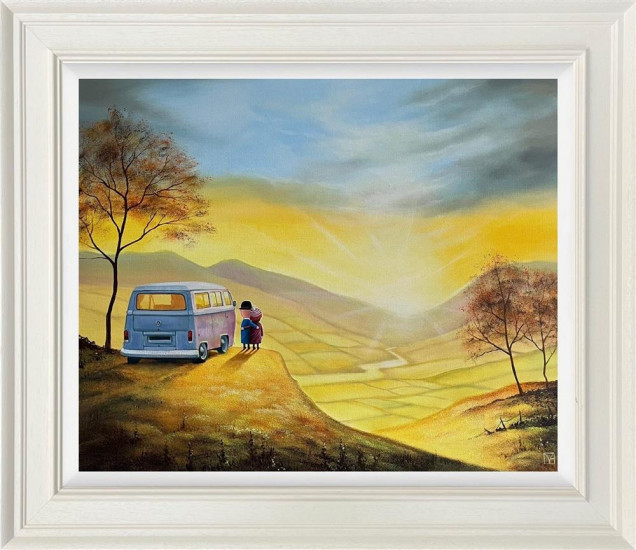 Wherever We Go - Original - Framed Wherever We Go - Original - Framed