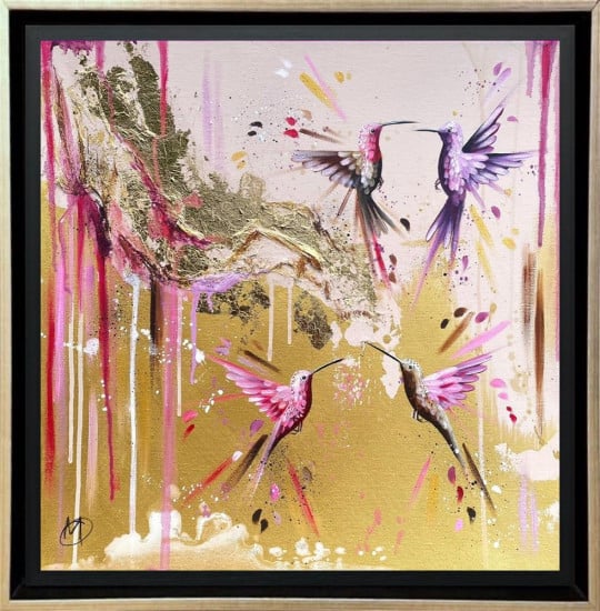 Whisper Of Wings II - Original - Framed Whisper Of Wings II - Original - Framed