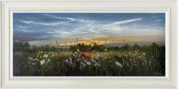 Whispers At Golden Hour - Original - Framed Whispers At Golden Hour - Original - Framed