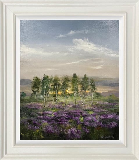 Whispers of Heather - Original - Framed Whispers of Heather - Original - Framed