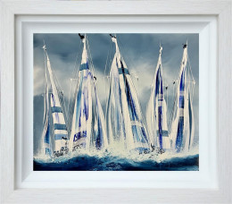 White Starline - Original - White Framed