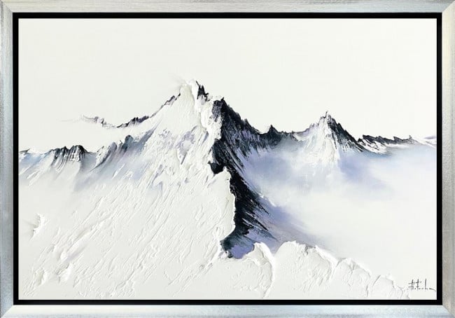 Whiteness Without End - Original - Framed Whiteness Without End - Original - Framed