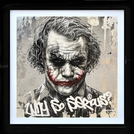 Why So Serious? - Original - Black Framed