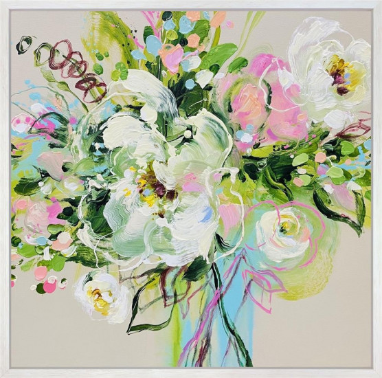 Wildflower Symphony - Original - Framed Wildflower Symphony - Original - Framed