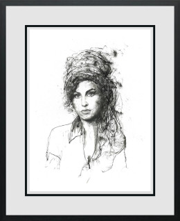 Winehouse - Black Framed