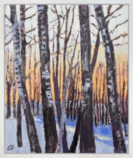 Winter Walk - Original - Framed Winter Walk - Original - Framed