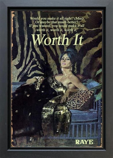 Worth It - Original - Framed Worth It - Original - Framed