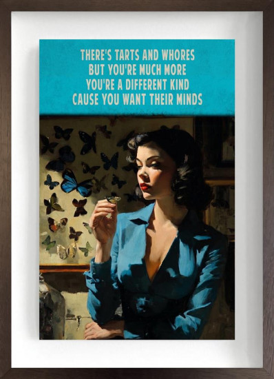 You Want Their Minds - ReMastered - Original - Framed You Want Their Minds - ReMastered - Original - Framed