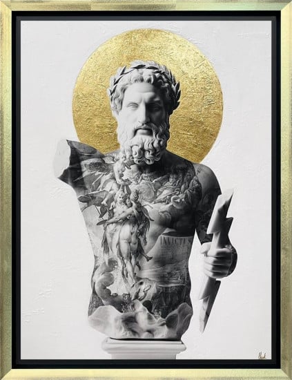Zeus - Original - Framed Zeus - Original - Framed