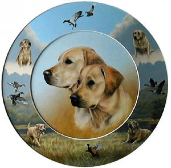 Meadow Mates - Golden Retrievers - Original - Framed Meadow Mates - Golden Retrievers - Original - Framed