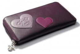 Leather Purse - Purple - Other