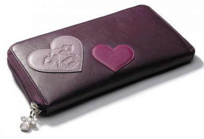 Leather Purse - Purple