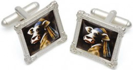 Cow With A Pearl Earring - Cufflinks - Other