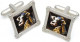 Cow With A Pearl Earring - Cufflinks - Other