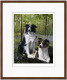 Blues & Twos - Dark Wood Framed