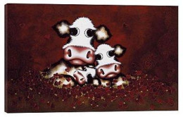 Two And A Calf - Box Canvas