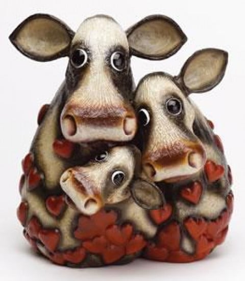 Two & A Calf - Sculpture Two & A Calf - Sculpture