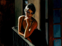 Saba At The Balcony VII - (Black Dress) - Board Only