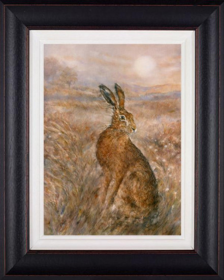 Moonlight Hare - Framed