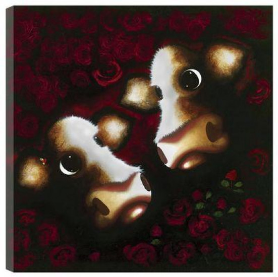 So In Love With Moo - Box Canvas So In Love With Moo - Box Canvas