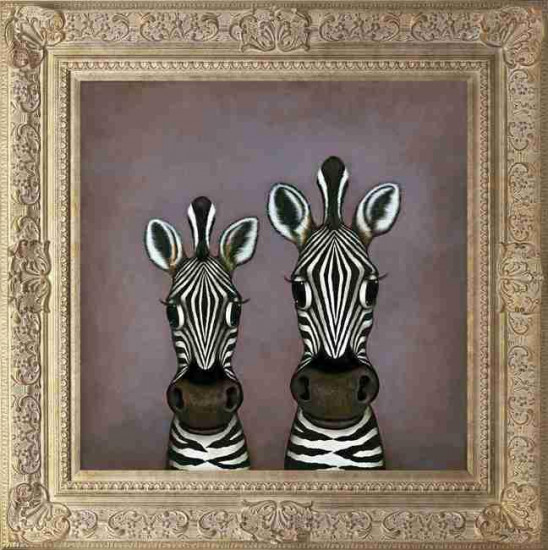 Ebony & Ivory - Ornate Frame