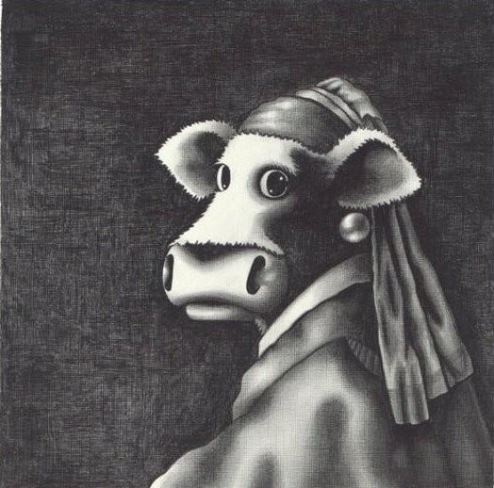 The Cow With The Pearl Earring The Cow With The Pearl Earring
