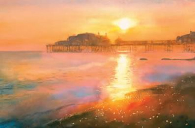 West Pier Sunset - Print