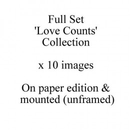 Love Counts - Full Set Of 10 Paper Editions - Mounted