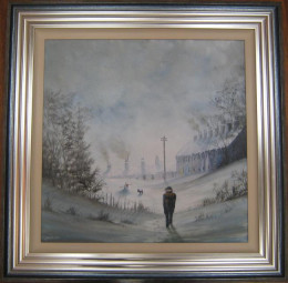 Its Starting To Snow Again - Original - Framed