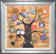 Little Lace Tree - Silver-Blue Framed