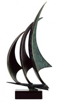 Flying Sails - Bronze Sculpture