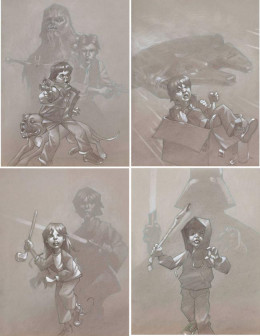 Star Wars - Sketch Collection - Mounted