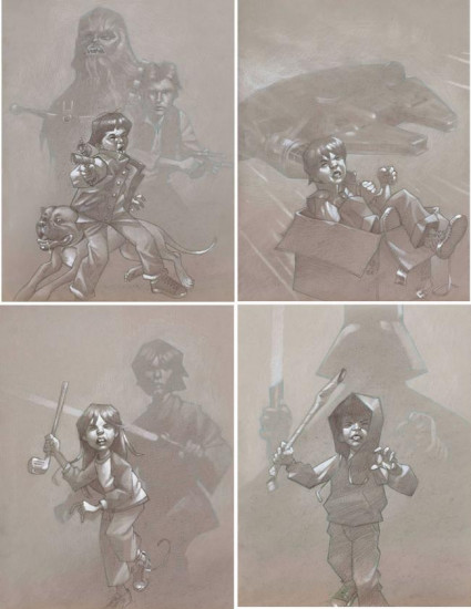 Star Wars Sketch Collection - Mounted