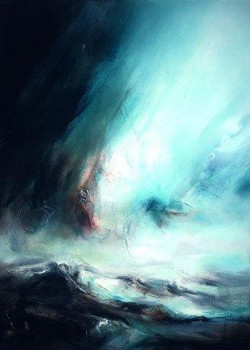 Northern Lights I - Box Canvas