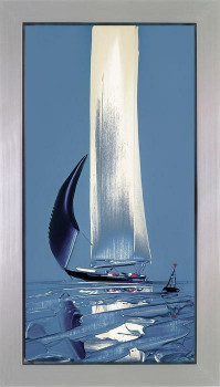 Flying Sails II - Framed - Framed Box Canvas