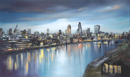 Still Thames - Box Canvas