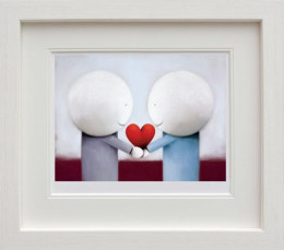Sharing Love - Picture - White Framed