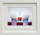 Sharing Love - Picture - White Framed