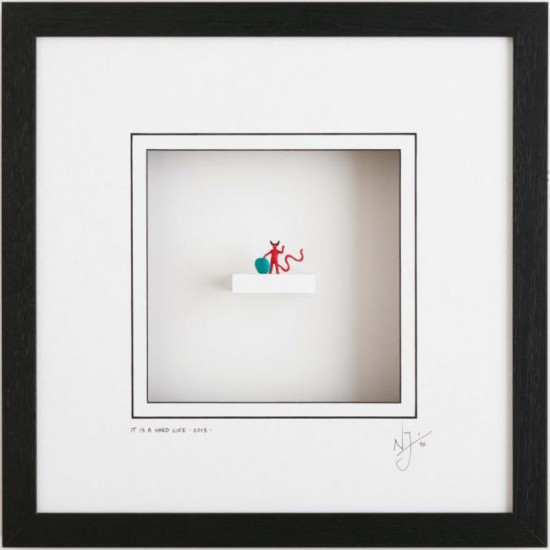 It Is A Hard Life - Framed It Is A Hard Life - Framed