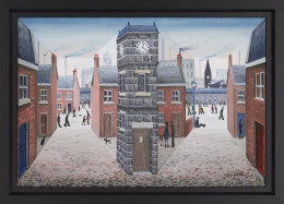 All Around The Clock Tower - Framed
