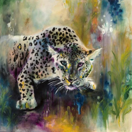 Felid II (Jungle Leopard) - Framed
