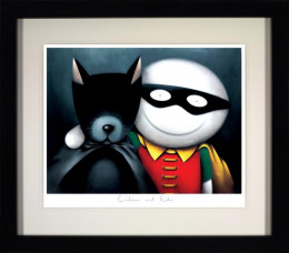 Catman And Robin - Standard Edition - Black Framed