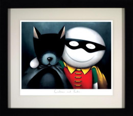 Catman And Robin - Deluxe Edition - Black Framed
