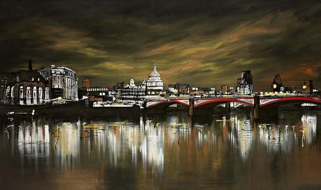 London Lit Up - Box Canvas London Lit Up - Box Canvas