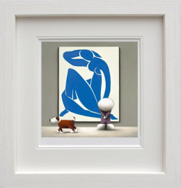 Dogmatic View About Matisse - White Framed