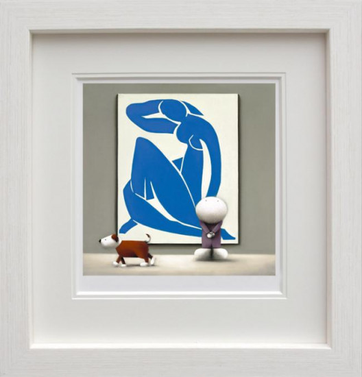 Dogmatic View About Matisse - White Framed
