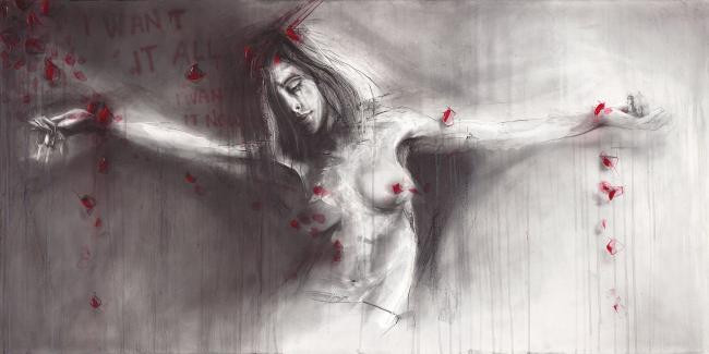 Rose - Canvas With Slip Rose - Canvas With Slip
