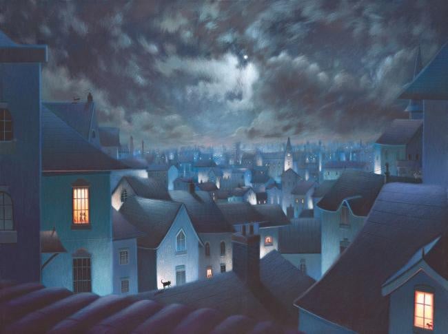 Midnight Moon - Canvas With Slip Midnight Moon - Canvas With Slip
