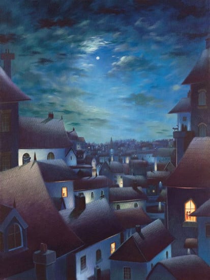Love By Moonlight - Canvas With Slip Love By Moonlight - Canvas With Slip
