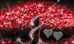 The Power Of Love Red - Small - Black Framed